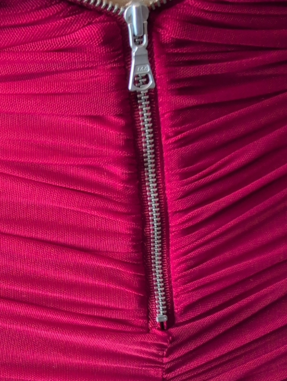 Bardot Vibrant Red Long Sleeve Dress - Picture 13 of 14
